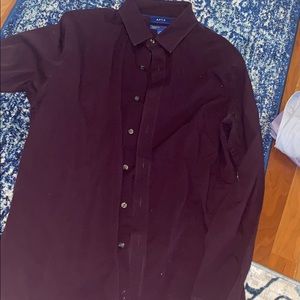 Purple long sleeve men’s dress shirt